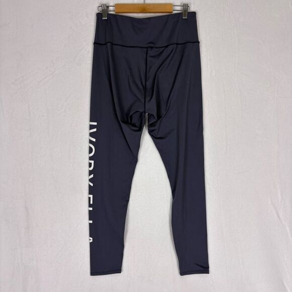 Ivory Ella Blue Leggings with Logo on Side Girl's Size Large - Picture 8 of 12